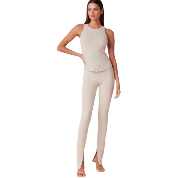 SABLYN LARISSA LEGGING WITH ZIPPER IN BLIZZARD - Picture 1 of 12